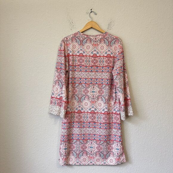 COOLIBAR UPF 50+ Cover-Up Swim Tunic Dress in Multi Paisley Print - Picture 5 of 11